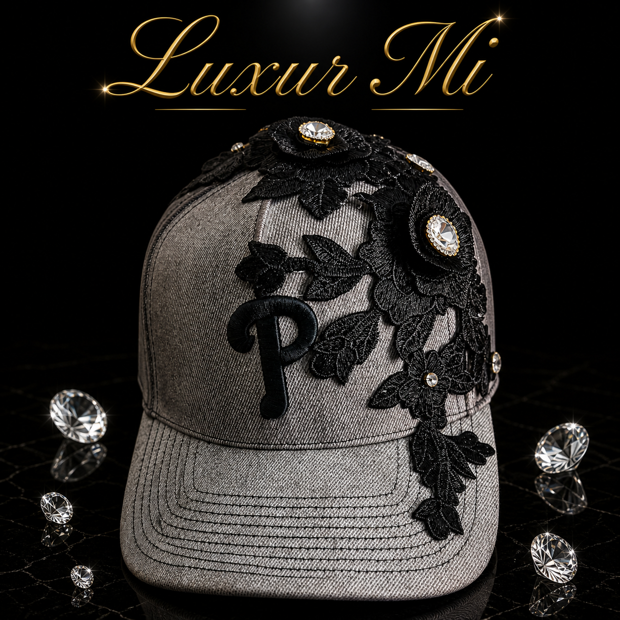 Midnight Floral Philly SnapBack 💎