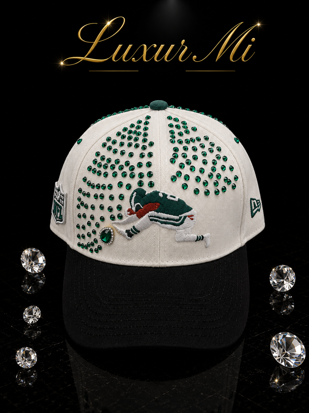 Emerald Rush Saquon Eagles Fitted 7 1/8