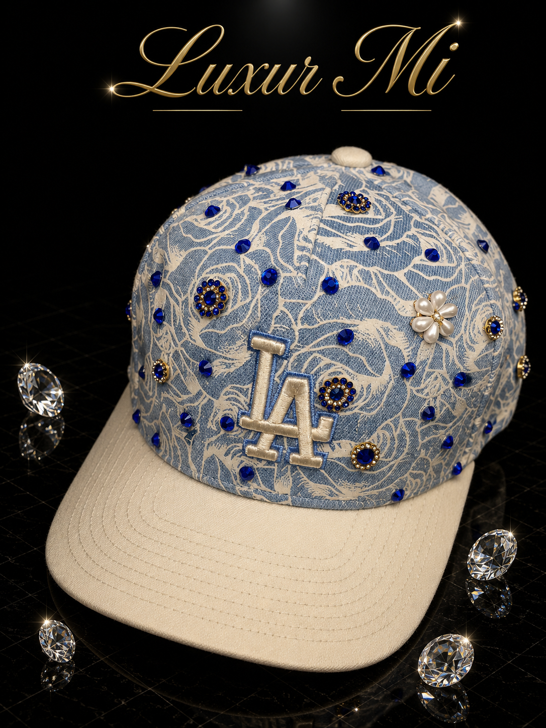 LA Blue Rose SnapBack 💎🌹
