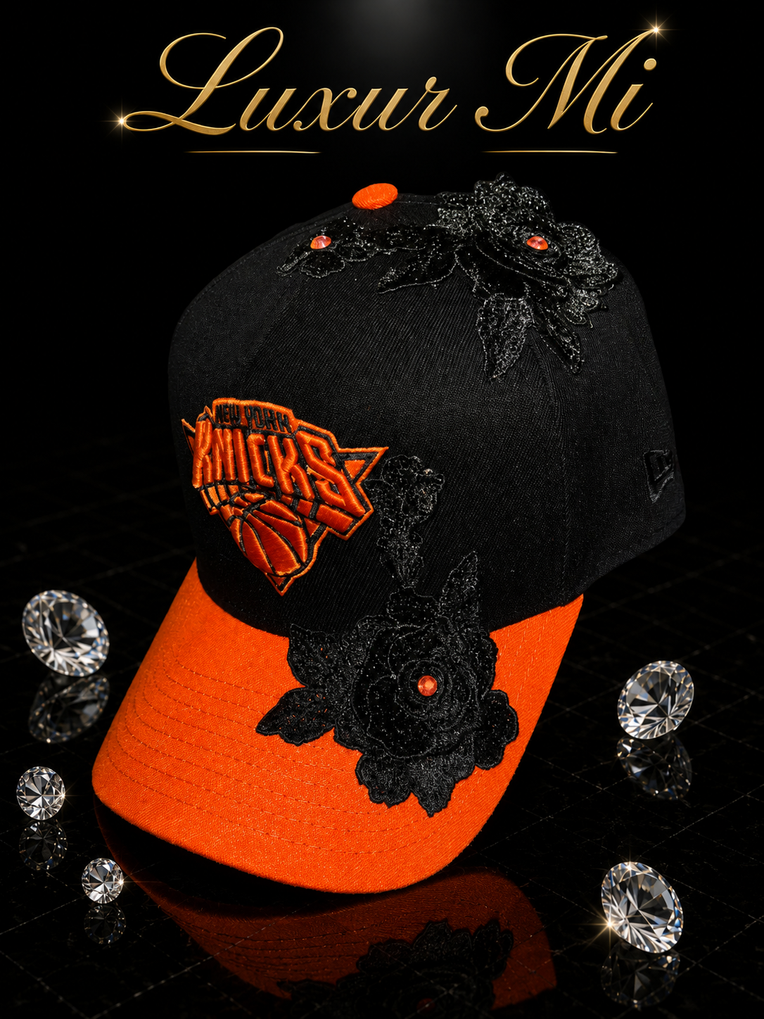 Midnight Ember Knicks Snapback💎