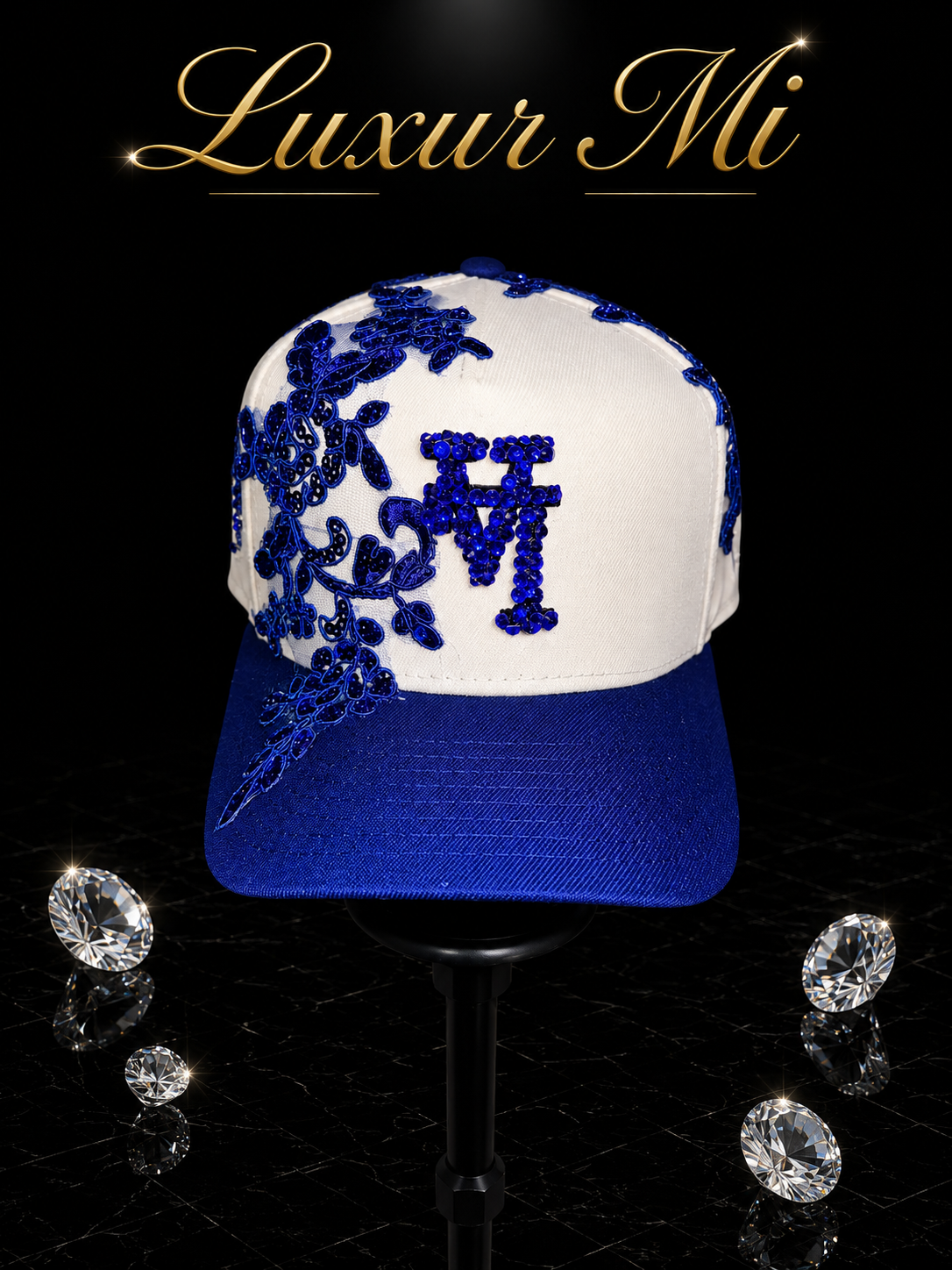 Royal Sapphire Bloom LA Snapback 💎
