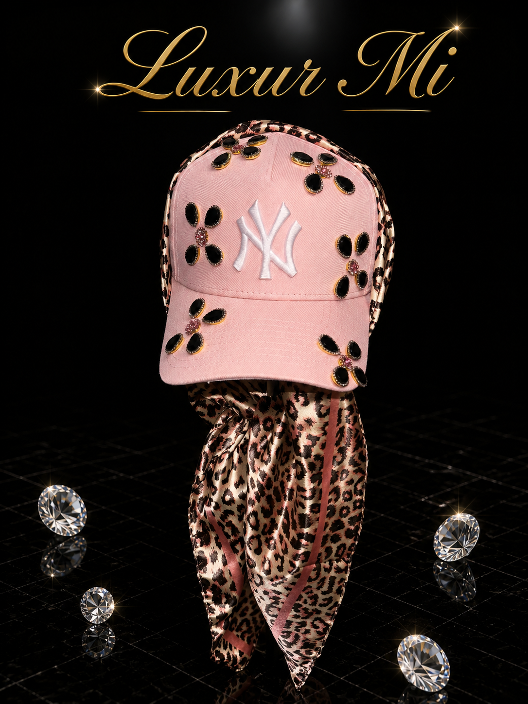 Pink Leopard NY Privilege SnapBack 💎🐆